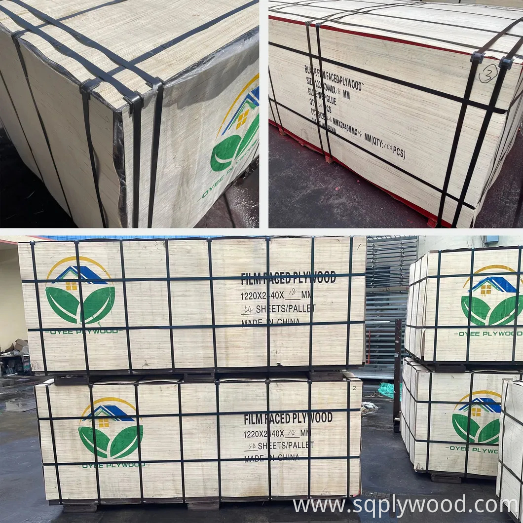 Fabricado En China 18mm Laminated/Melamine Plywood with Wood Grain for Cabinet